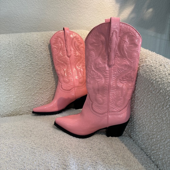 Pink Cowgirl Boots - Picture 2 of 6